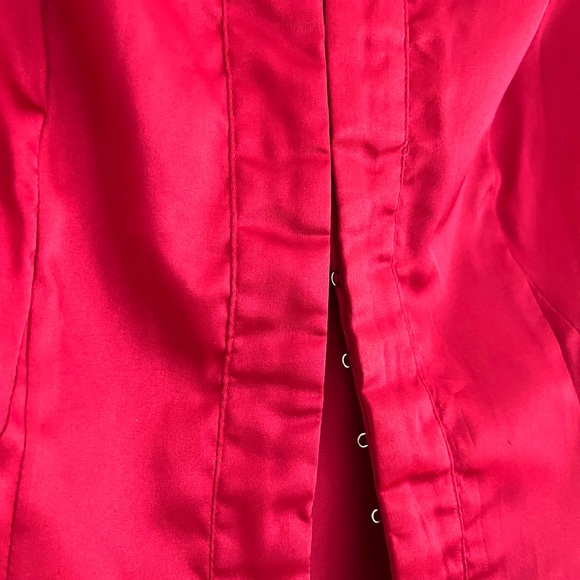 Vintage Le Château Pink Silk Top - Picture 3 of 4